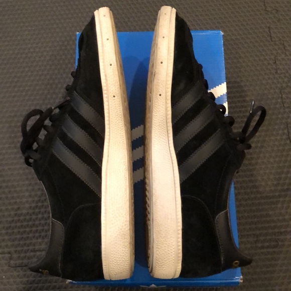 Men’s Adidas Spezial sz 10 black with white sole - Picture 4 of 9